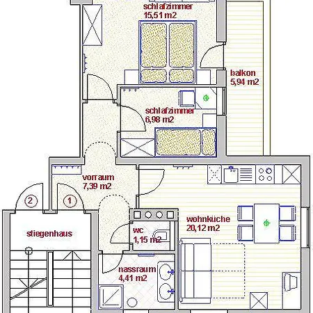 Haus Heimat Hochstaffl 招待所 盖洛斯